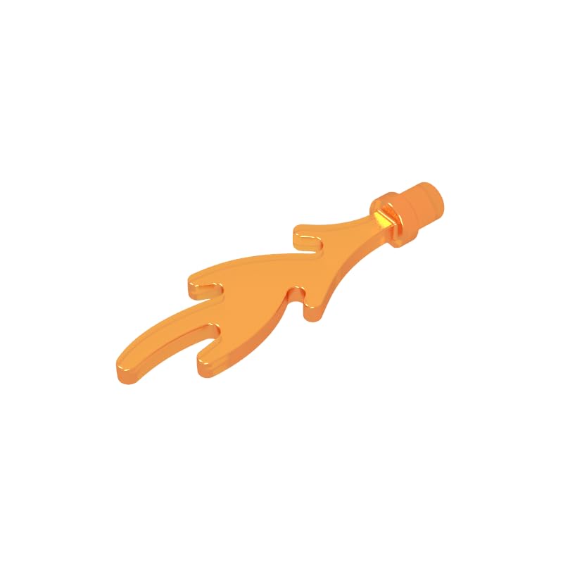 XYEIUGO GDS-2142 Props Medium Flame 6126b, Trans Orange, 50 PCS — image 1