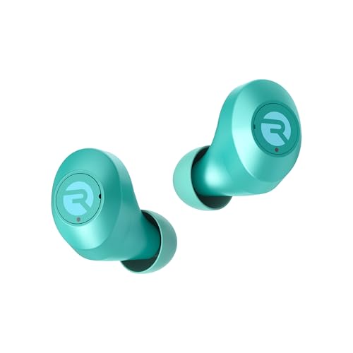 Image of Raycon Everyday Bluetooth Wireless Earbuds with Microphone - Active Noise Cancelling, Sweat & Water-Resistant Earphones, Ear Buds Wireless Bluetooth Up to 32 Hours Playtime (Mint)