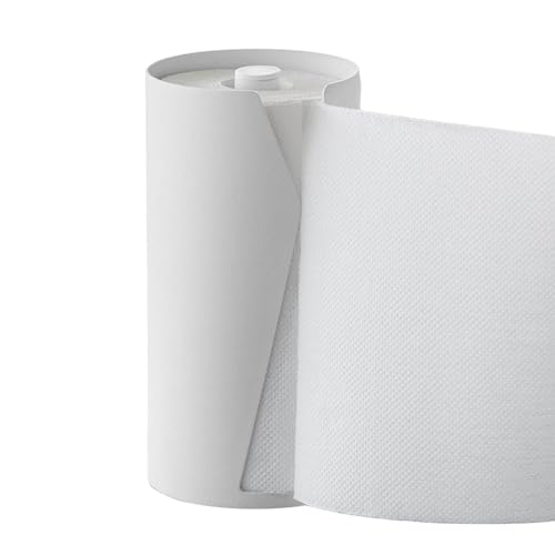 Soporte para toallas de papel vertical y organizador de servilletas duradero para cocina y baño 2