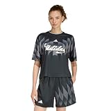 アディダス 半袖 Tシャツ ティロ CG ジャージ レディース P1462 ブラック/オフホワイト/グレーフォー (KB1608) S
