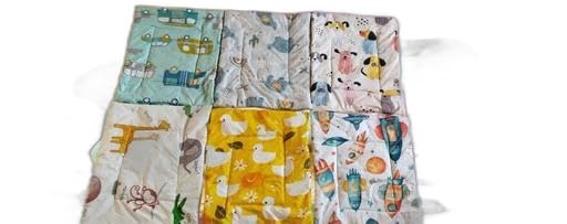 Soft Cotton Baby Goddi for 0?3 Year Kids | Comfortable & Skin-Friendly Newborn Sleeping Mat | Cute Printed Baby Bedding (Pack of 6)|PRA-P503-image-31
