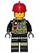 LEGO City: Fireman Clemmons Minifigure with Fire Quad