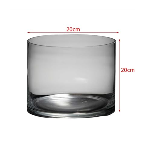 Aquarium cylindrique verre HD réservoir de tortues bocal poisson - 3