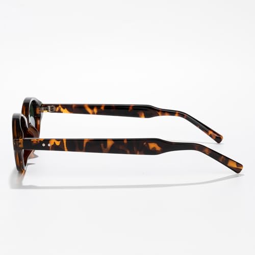 Fashion Oval Sunglasses for Men Women Trendy Unisex Shades for Driving Outdoor Daily Sun UV4003