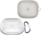 ELOR Silicone Case Cover Compatible with Beats Powerbeats Pro 2 (Transparent)