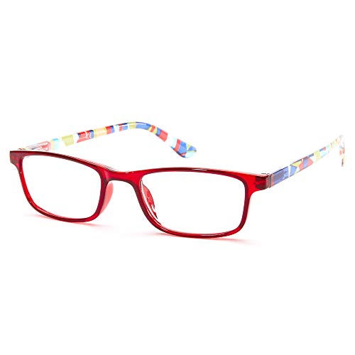 K Kenzhou Reading Glasses 5-Pack,Spring Hinge Readers For Women Men Anti Glare Filter Lightweight Eyeglasses+1.5 #TOP5