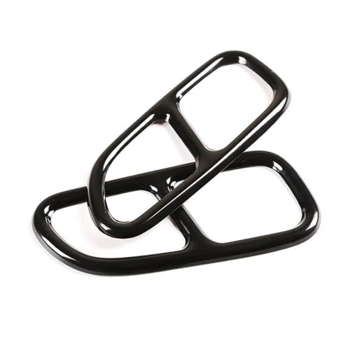 Cache-embouts d'échappement en acier inoxydable noir pour Mercedes CLA W117抗 corrosion