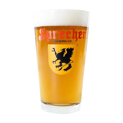 Sprecher Cream Soda in 16 fl oz Glass Bottles (12 Pack), Fire-Brewed Craft Soda with Real Honey, Gourmet Handcrafted Soft Drink