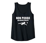 donna non posso ho beach volley pallavolo canotta
