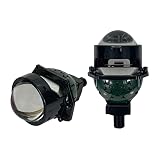 Gzminjie 3.0 Inch Bi-LED Projector Lens,Car Headlight Retrofit Kit with High Low Beam-140W 25,000lm