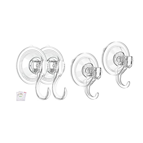 VIS'V 4 Pcs Clear Large Wreath Hooks