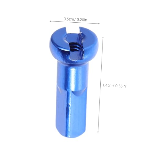 15 uds. Tapones de Bicicleta Aluminio Azul miniatura 2