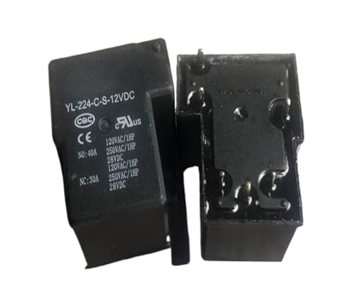 Relais 40A YL-224-CS évite les surchauffes de circuit 12VDC 24VDC T90-1C-6P