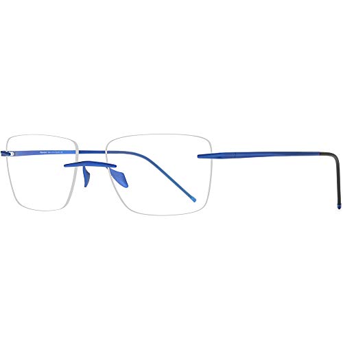 Image of FONEX Colorful Pure Titanium Glasses Frame Women Retro Round Eyeglasses