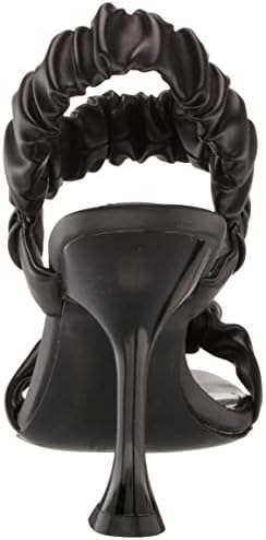 NINE WEST FOOTWEAR Women's ZUZIE Heeled Sandal, Black, 8 | Image 2