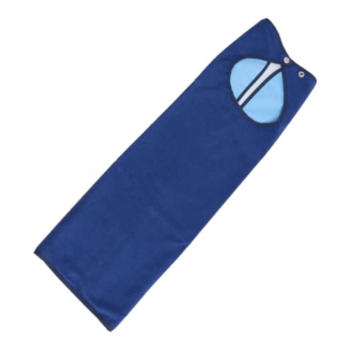Babero para adultos lavable azul de doble capa impermeable protector de ropa 7