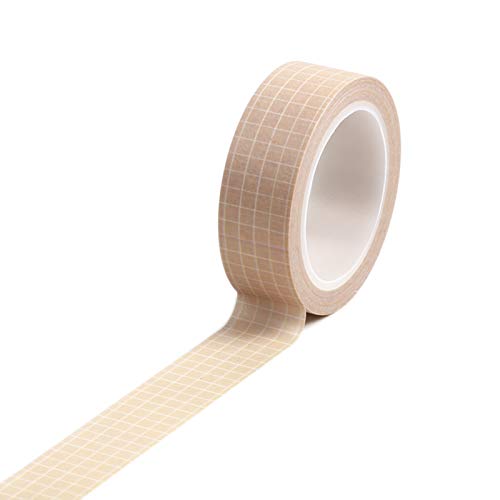 15mm × 10 m Grade Padrão Impresso Pure Color Washi Fita Adesiva Papel Decorativo Fita Adesiva de Pap