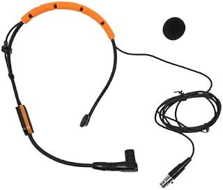 Fitness Headset Kondensatormikrofon, schweißfestes, Komfortables Mikrofon-Headset für PGA31 SM31 SM35, für Multi-Instrumentalisten und aktive Darsteller, Snap-Fit