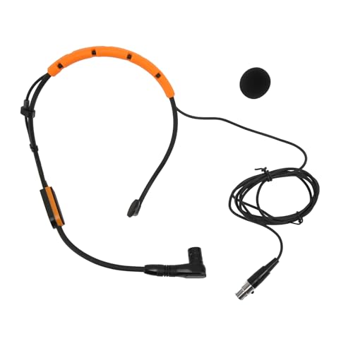Headworn Microphone for PGA31 SM31 SM35 System, Headset Condenser Microphone, with TQG Connector, Weatherproof (Yellow) by Gugxiom - Used condition - CA$45.75