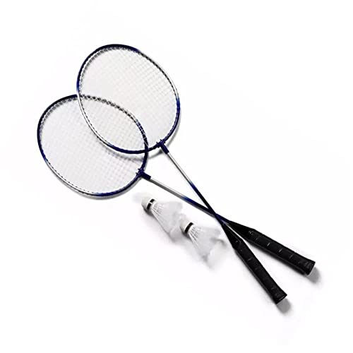 Kit 2 Raquetes Badminton E 3 Petecas Com Bolsa- BJ POP