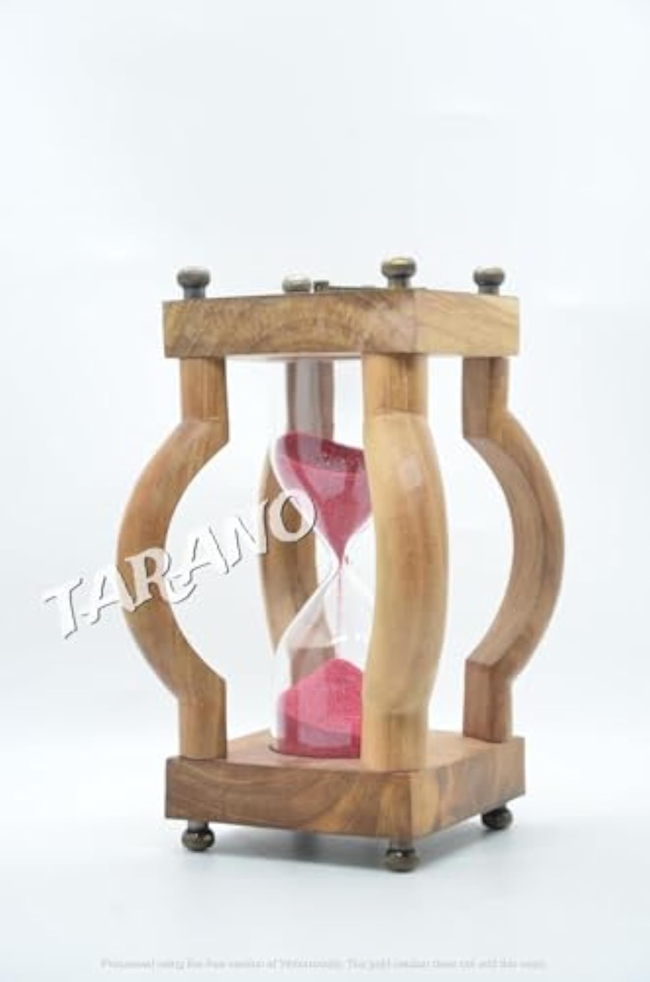 Wooden Base Sand Clock, Unique Timer Showpiece