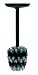 Brabantia 370021 Spazzola di Ricambio per Portascopino WC, Linea Profile, Nero