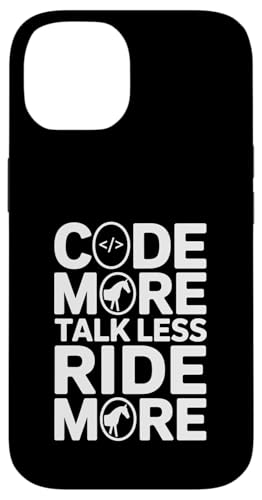 Code More Talk Less Ride More ��n�v���O���}�[ �X�}�z�P�[�X iPhone 14 �p