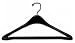 Only Hangers Black Plastic 19
