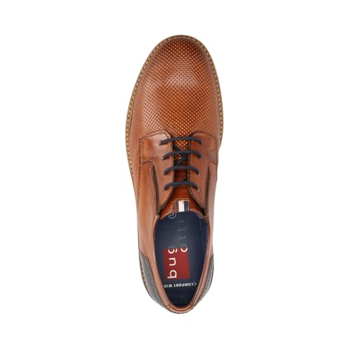 Zapatos con cordones bugatti hombre elegantes, calzado de vestir ejecutivo y cómodo 7