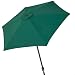TIENDA EURASIA® Sombrilla de Jardin con Manivela, Parasol con Techo de Ventilación, Diseño Hexagonal, Mastil de Aluminio, Sombrilla de Terraza de 250 cm de Diametro y 240 cm de altura, Color Verde