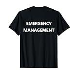 Emergency Management Job Occupation Career (BACK PRINTED) T-Shirt