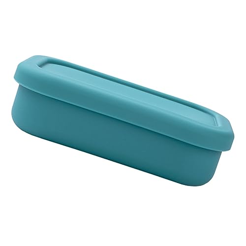 BESPORTBLE Caja de Silicona para Alimentos Compacta Reutilizable con Tapa Hermética Resistente al Microondas y Refrigerador Contenedor Multiusos para Almuerzos y Almacenamiento de Comida