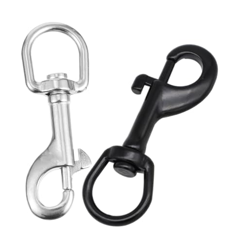 PRETYZOOM Sturdy Pet Collar Snap Hooks Heavy Duty Eye Bolt Leash Hooks Swivel for Outdoor Use