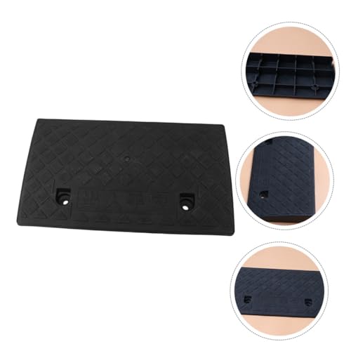 Rampa de plástico para vehículo 50x27x9cm triángulo negro de caucho miniatura 7