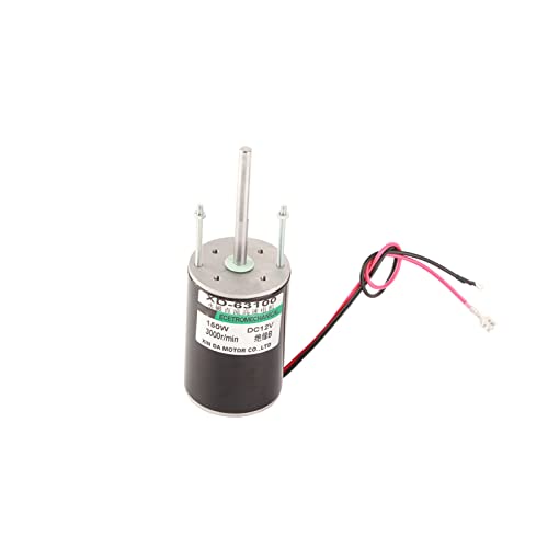 Moteur DC 12V 3000 rpm 150W CW CCW aimant permanent haute vitesse pour petit générateur