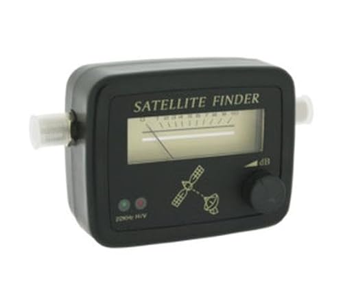 Localizador TV-SAT: portátil, fácil de usar, pantalla color, múltiples satélites, ideal para señalar y ajustar antenas.
