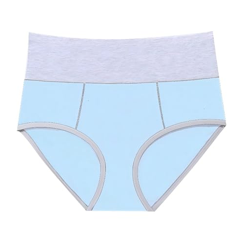 Ropa interior deportiva para mujer, transpirable, sin costuras, cintura alta, sexy, fitness para yoga, azul, 4XL