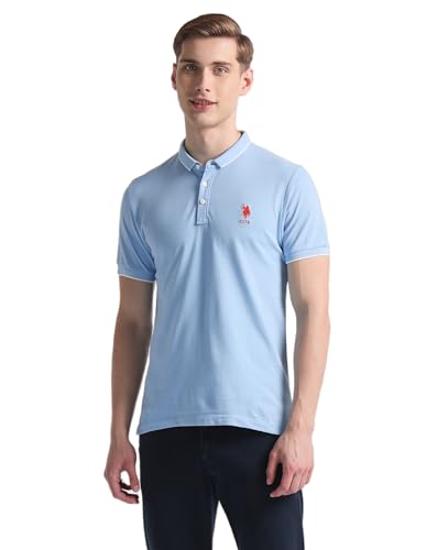 Image of U.S. Polo ASSN. Men's Cotton Slim Fit Shirt