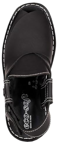 Image of eco-soft Men's Ethnic Synthetic Leather Peshawari Slip On Sandal | Shoes for Wedding|Party|Occasions|Fashion|Stylish|Outdoor|Lightweight|Shoes with TPR Sole