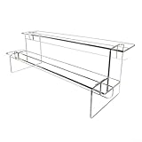 Transparent et matériau : fabriqué en acrylique, ce présentoir est à la fois imperméable et résistant aux chutes. Son design élégant complète n'importe quel style de décoration tout en veillant à ce que vos articles brillent.