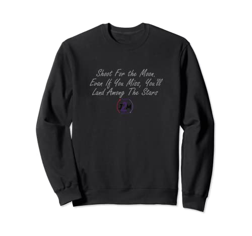 Promoción para el país lunar bajo las estrellas motivación. Sudadera