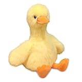 MOPQMKT Peluche de Pato Amarillo, Patos de Peluche Suaves, Relleno Juguetes De Animales Salvajes Regalo, para Jugar, Regalo y Acurrucarse, para bebés, niñas y niños, Pato Esponjoso, Amarillo, 33 cm