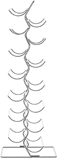 New 14 Bottle Wine Rack Black (Chrome)
