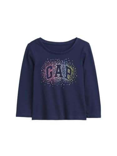 Image of Gap Baby Girls' Long Sleeve Logo Tee T-Shirt