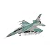 Modèle Moulage sous Pression en Militaire 1:72 pour Le Modèle en Alliage De Chasseur Multi-rôle De L'armée De L'air Indonésienne F-16B Fighting Falcon Ornement Fan De L'armée