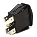 Otto On/Off/On Boat Rocker Switch K1ABFPEEFA | 5 Spade 125 Volt Lighted