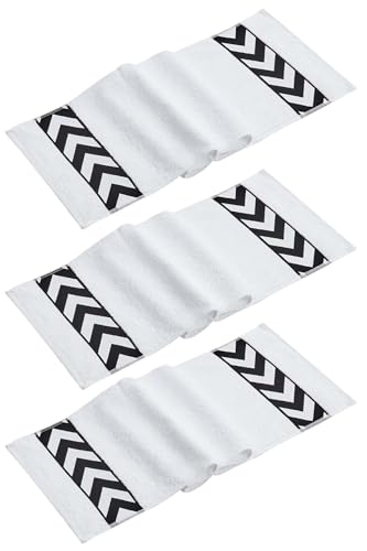 Home Sergeant 30x100 Cm%100 Pamuk(450 Gsm) Beyaz 3'lü Spor Havlusu Fitness Gym Golf Boks Havlusu Beyaz 30 x 100