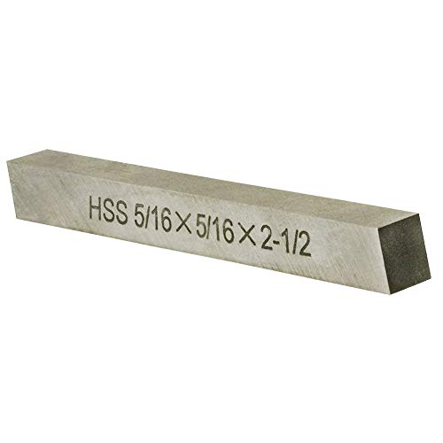 Set de 5 piezas 5/16" x 5/16" x 2-1/2" herramienta HSS miniatura 2