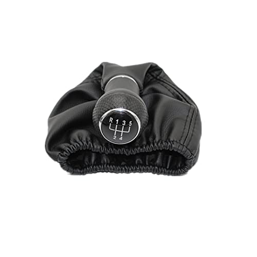 Toohom Fit For Polo Classic 6N 6N2 1996-2001 5 Speed Car Gear Stick Shift Knob Leather Boot Gearshift Accessories (Color : Red-01, Size : 1) #TOP2