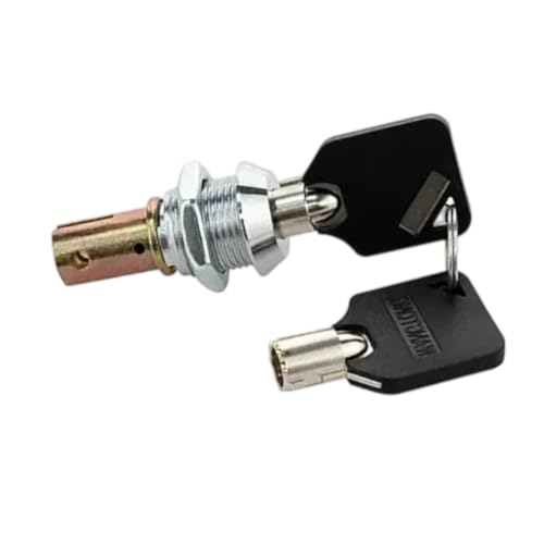 1 Set Toolbox Lock with Keys, Tubular Lock and Key Set, Tool Box Replacement, Cabinet Insert Linkage Drawer, Cabinet and Furniture Locks Home Improvement Hardware Locks